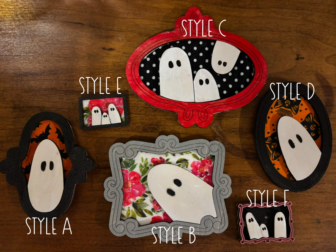 Ghost Family Portrait Magnets