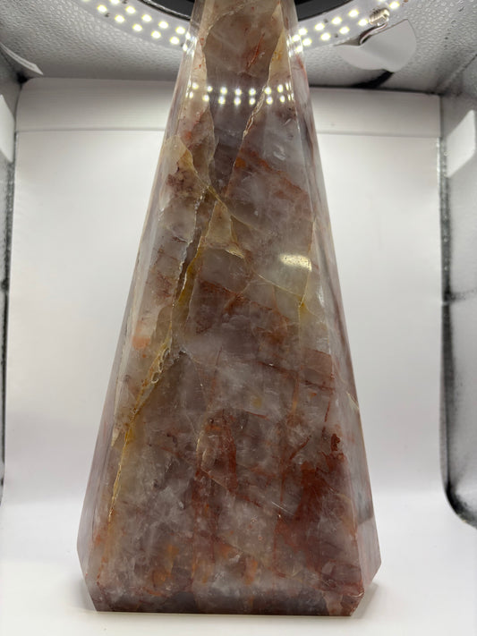 Giant fire quartz tower