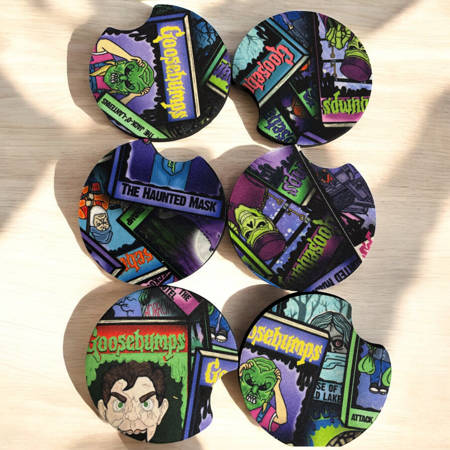 Goosebumps Car coasters