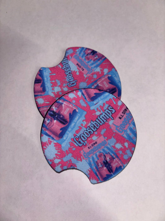 Pink Goosebumps coasters