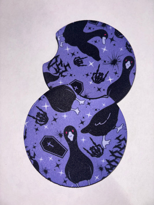 Goth Goose coasters