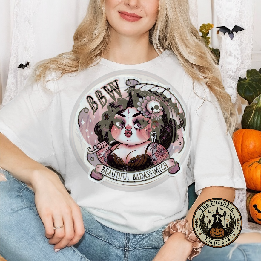 BBW Beautiful Badass Witch TEE