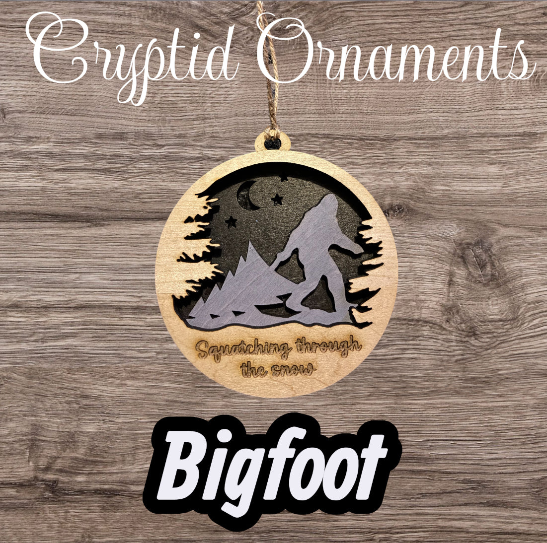 Cryptid Christmas Ornaments