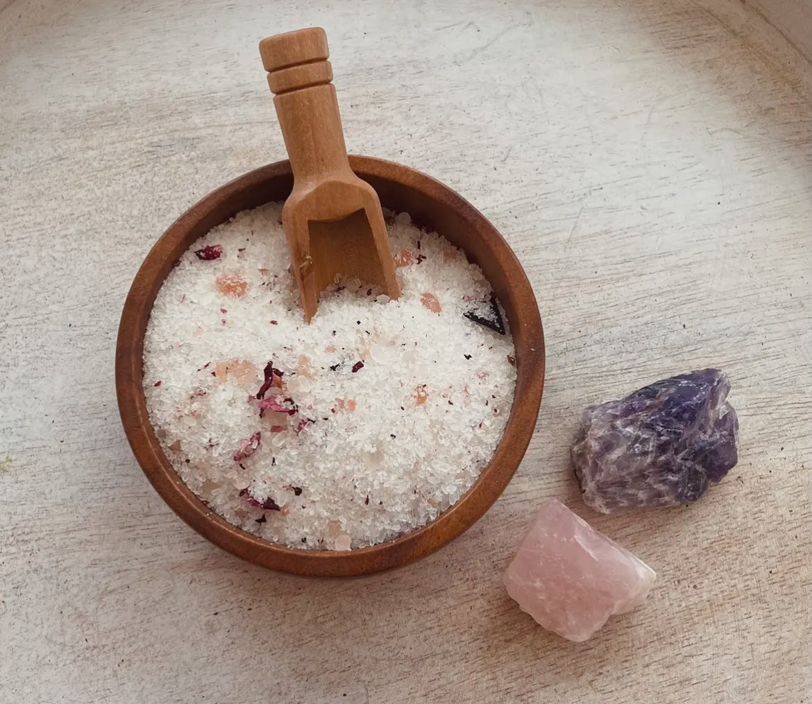 Ruby Rose herbal Bath Salt tube