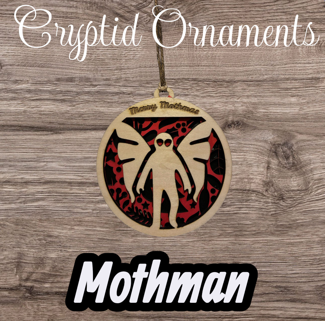 Cryptid Christmas Ornaments