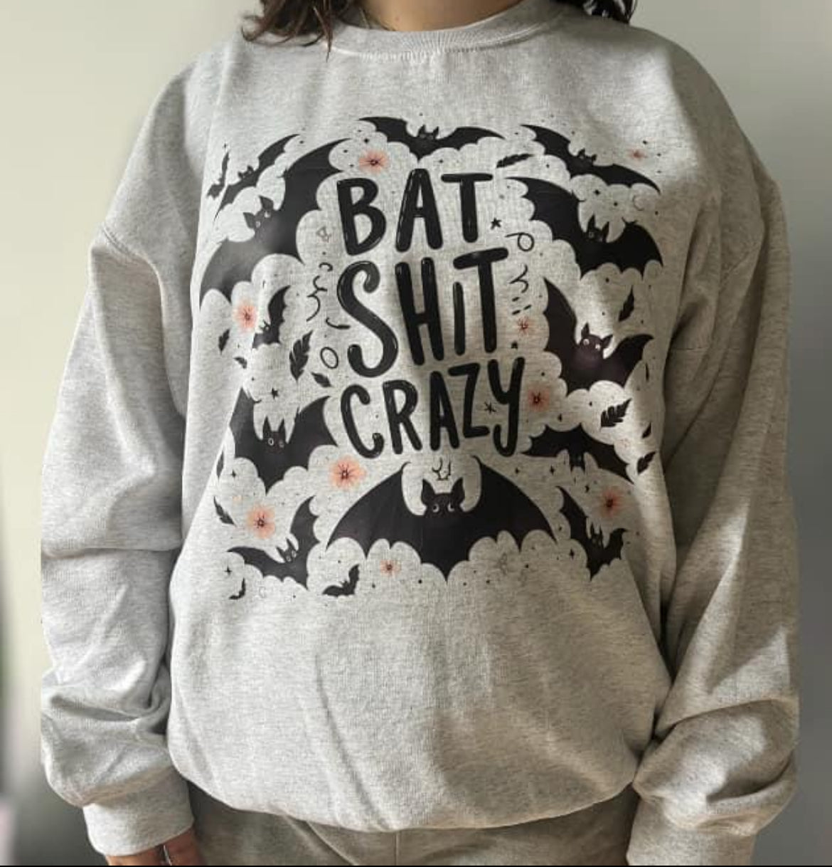 Bat shit crazy crewneck