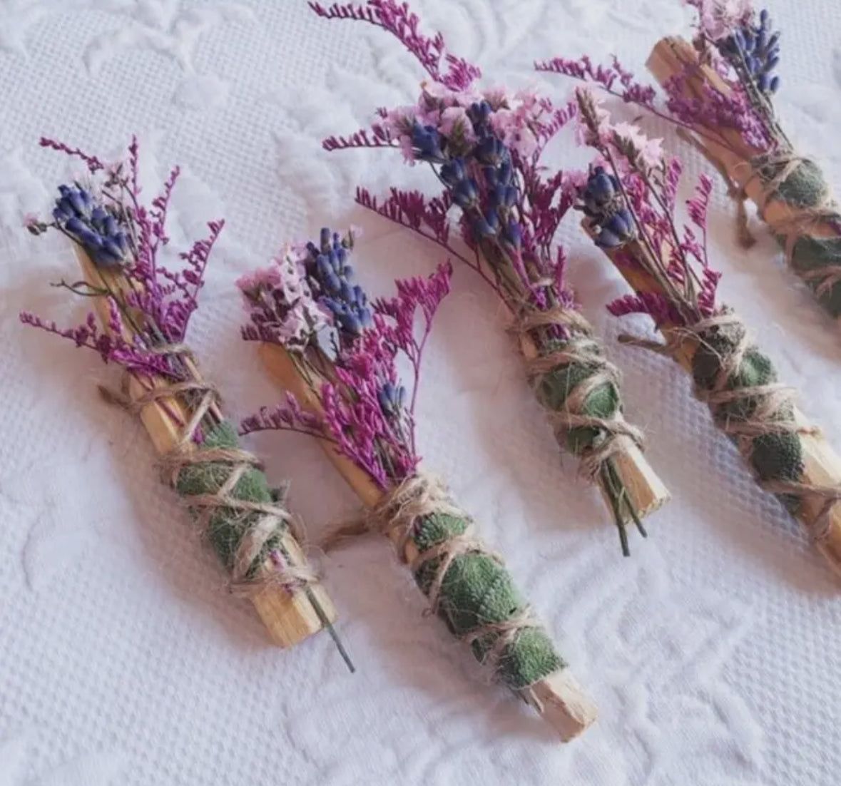 Palo Santo Sage and lavender Bouquet Smudgie – The Pumpkin Empress