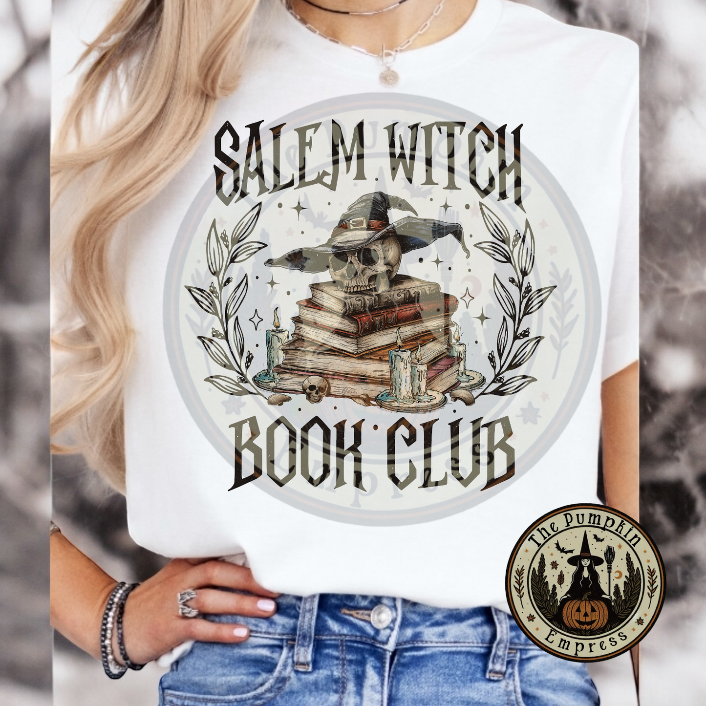 Salem witch book club tee