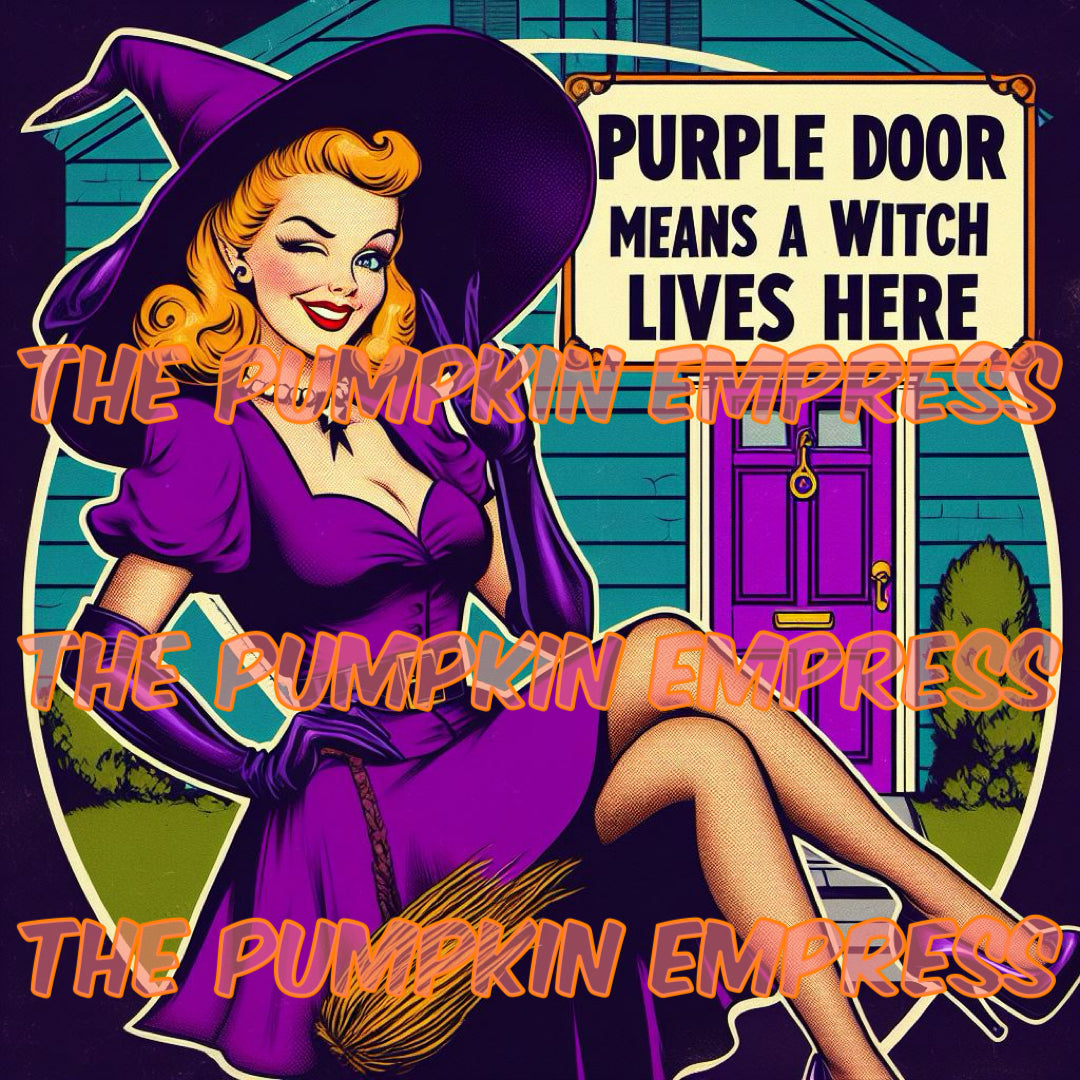 Purple door PRINT