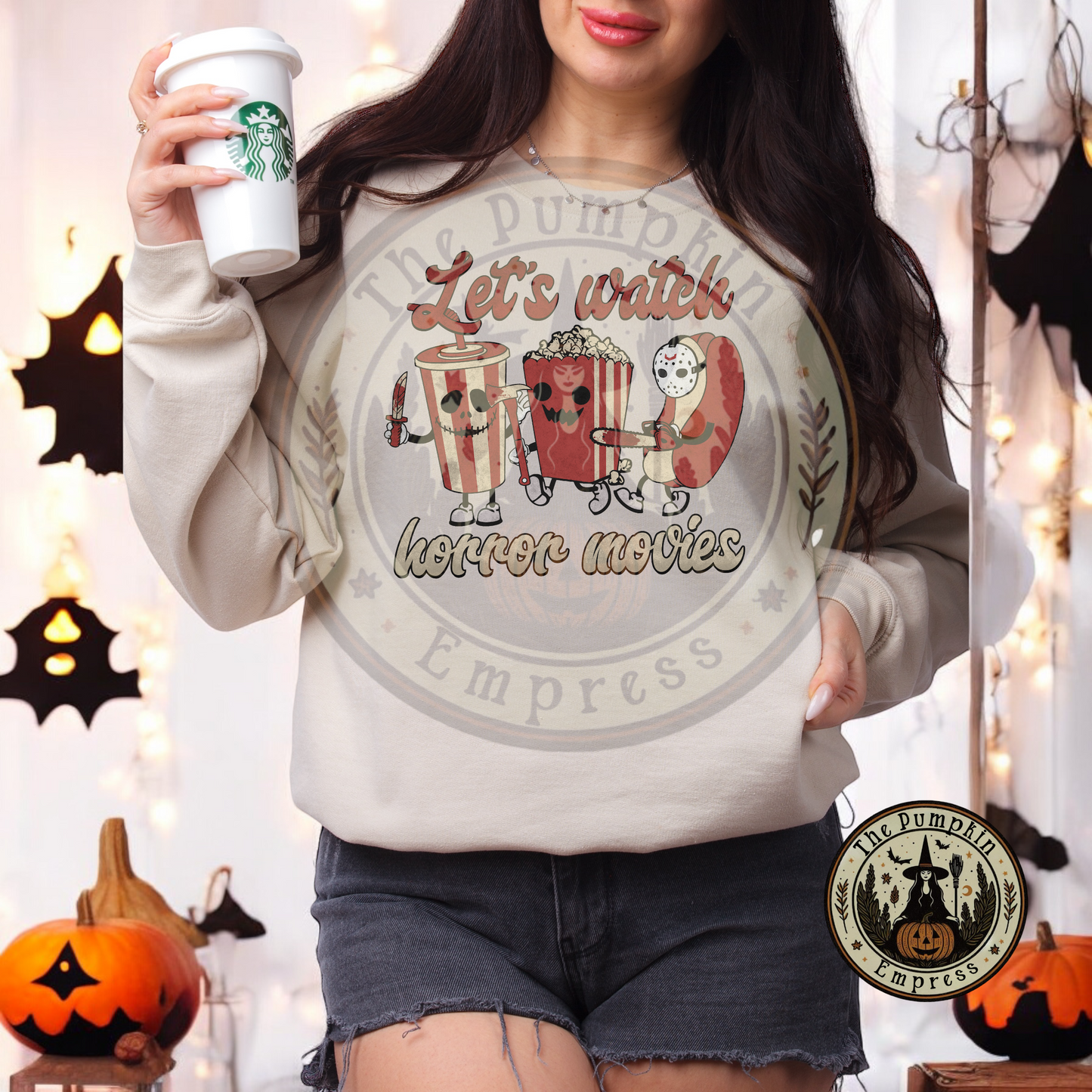 Let’s watch horror movie’s Crewneck