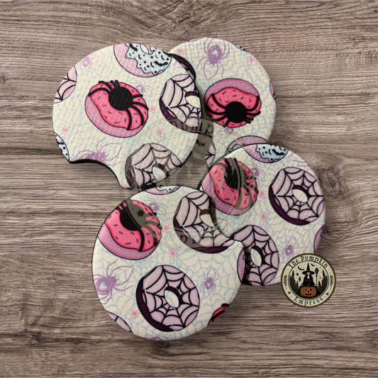 Spooky Donuts coasters