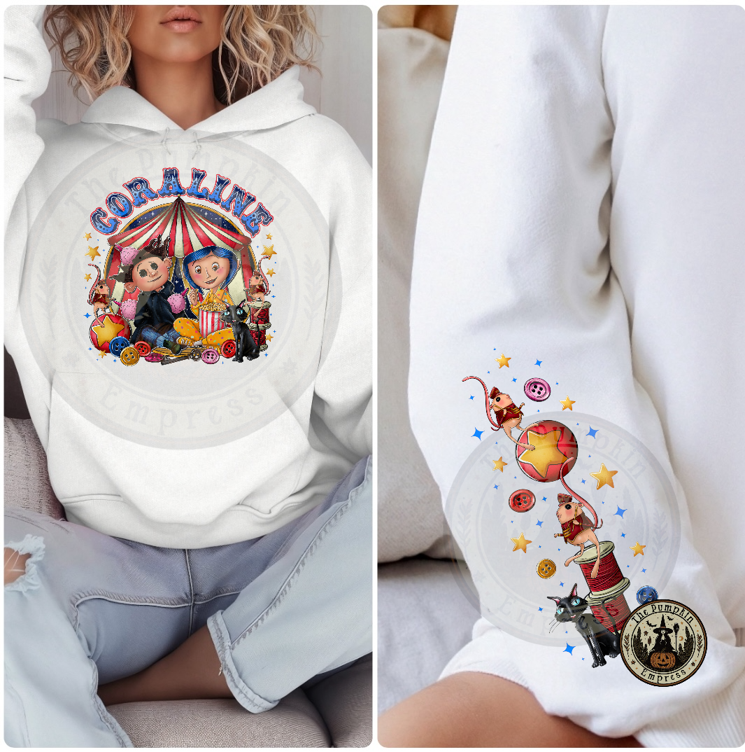 Circus time hooded sweater