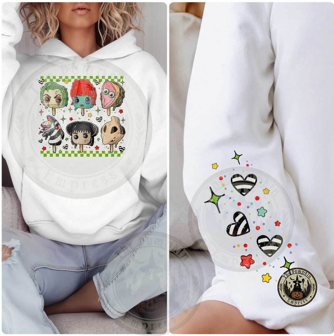 Beetleguese ice creams hooded sweater