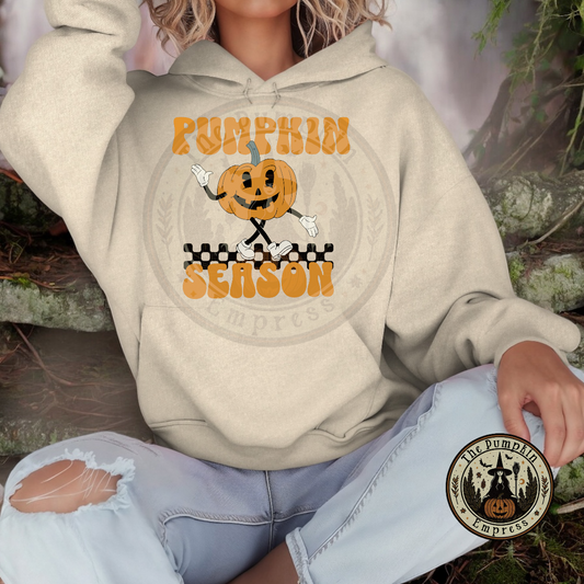 Pumpkin Season Retro hooded sweater