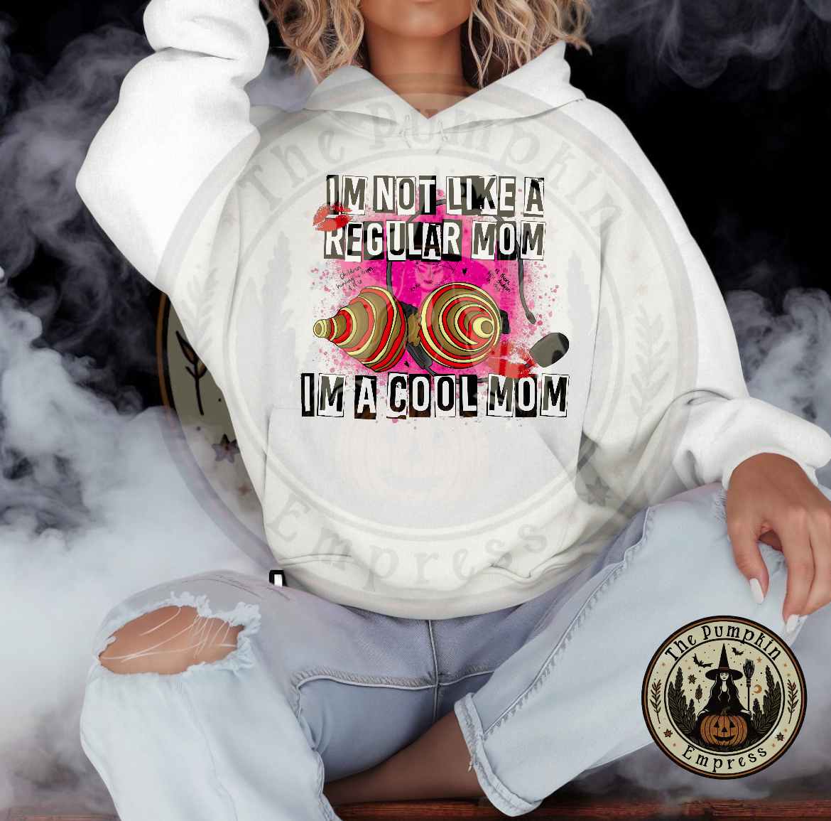 I’m not a regular mom hooded sweater