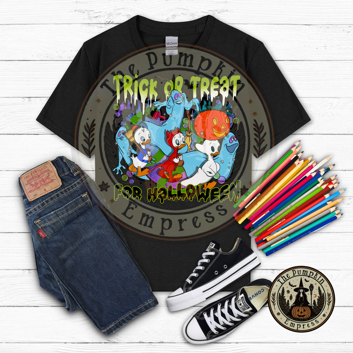 YOUTH Trick or treat for Halloween TEE