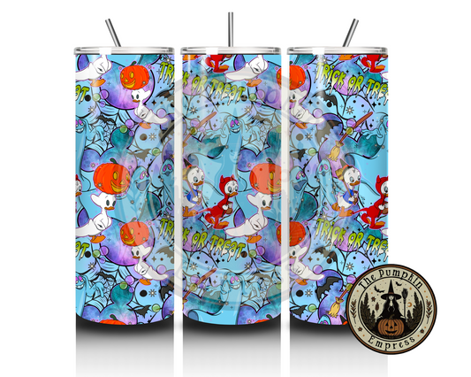 Trick or treat Halloween TUMBLER