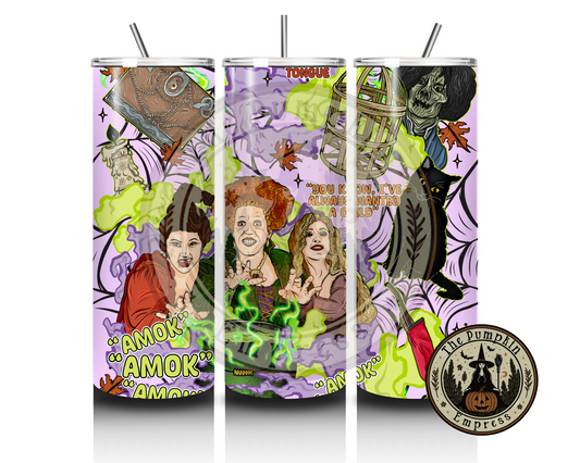 Salem witches TUMBLER