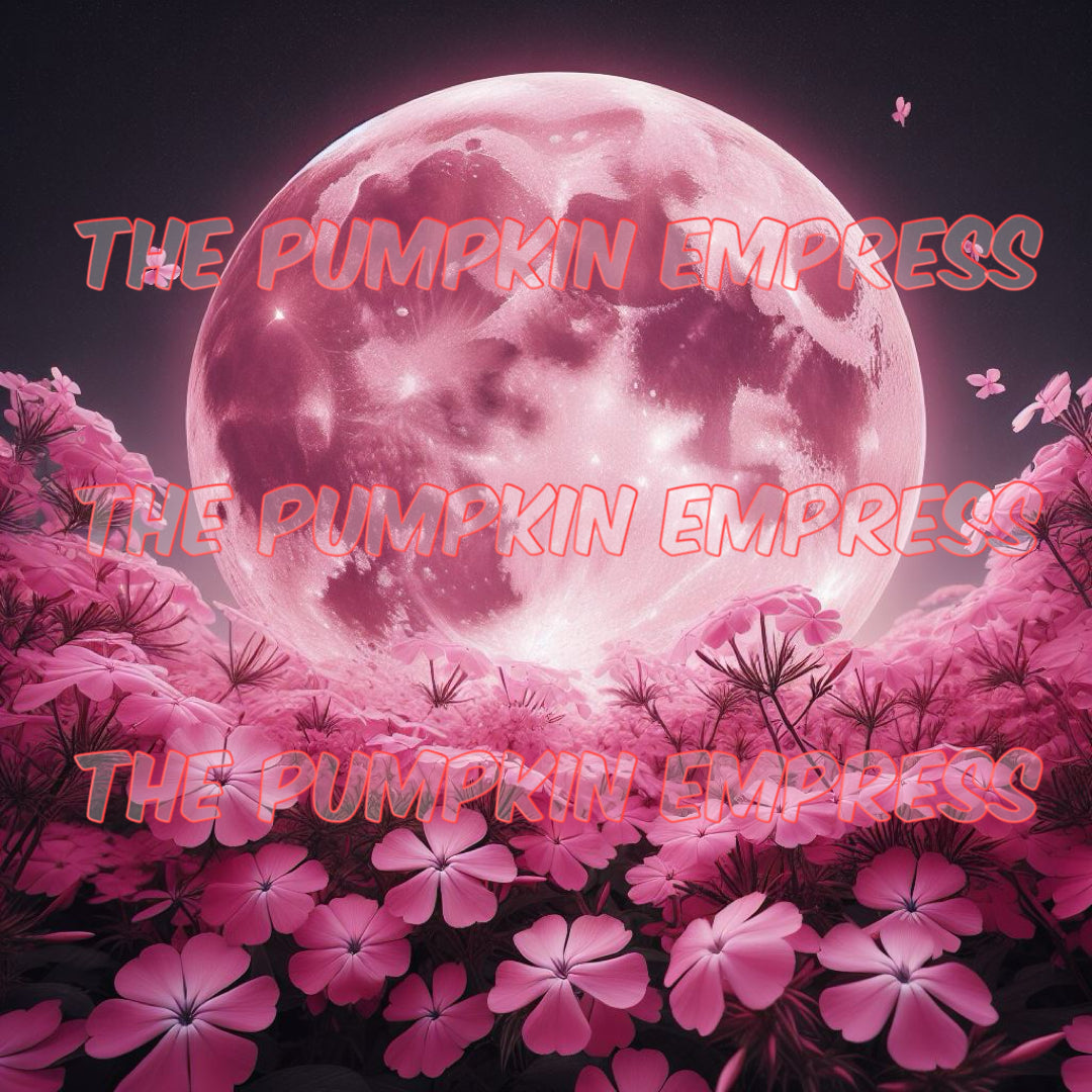 Pink moon print