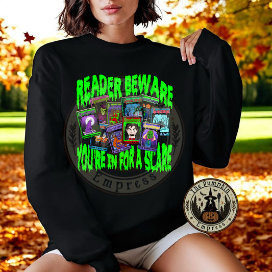 Reader Beware hoodie/crewneck sweater