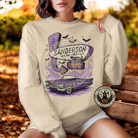 Bed and breakfast hoodie/crewneck sweater