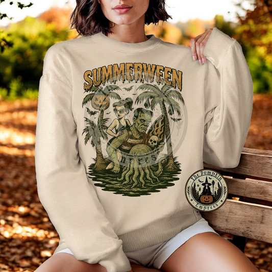 Summerween Cthulu hoodie/crewneck sweater