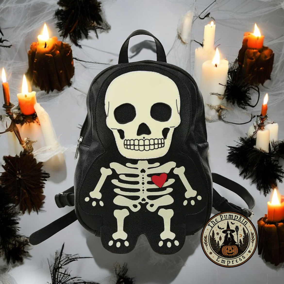 Glow in the dark Skelly purse