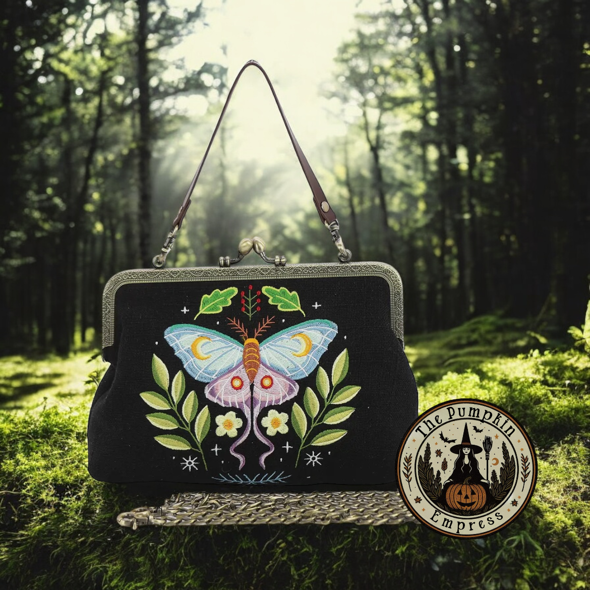 Kisslock Butterfly vintage style purse