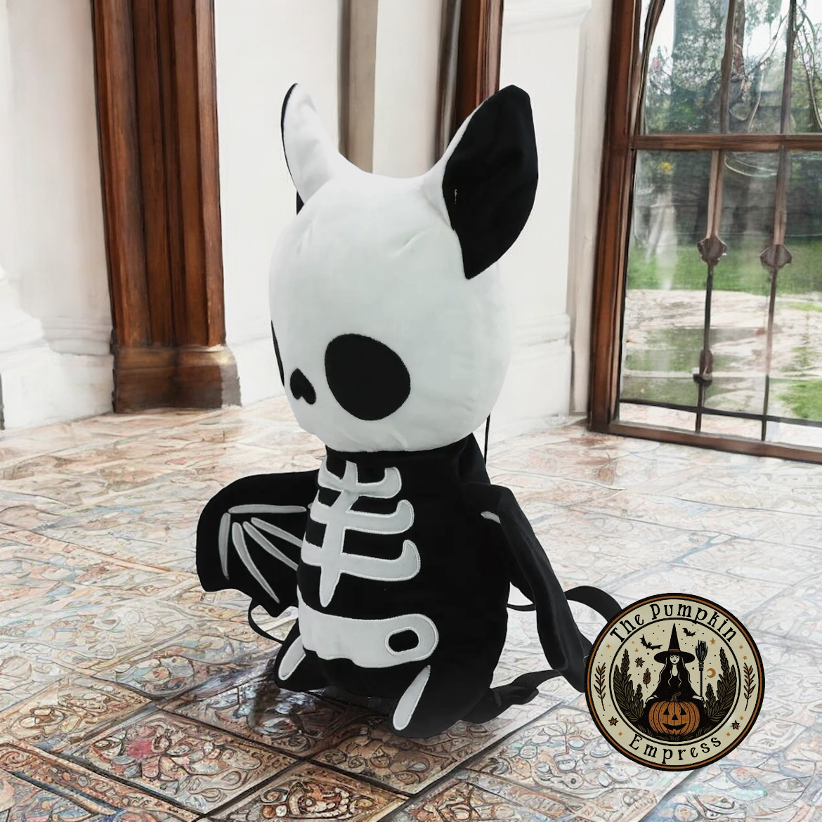 Bat skeleton Plushy backpack