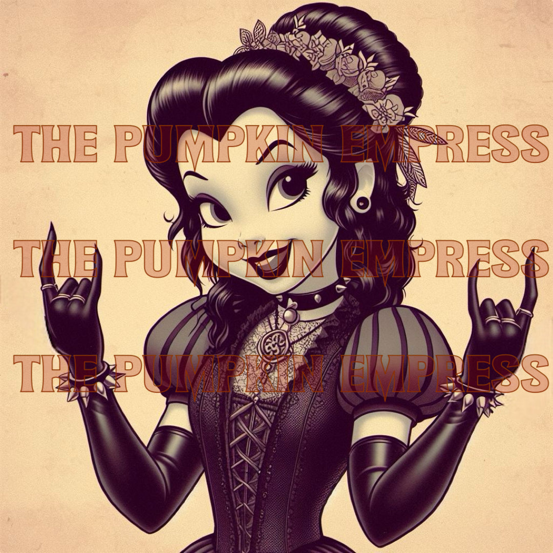 Death Metal Princess Print