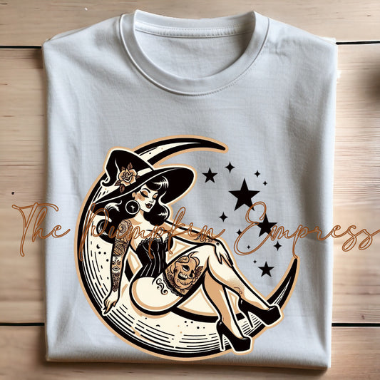 Pin up witch Tee