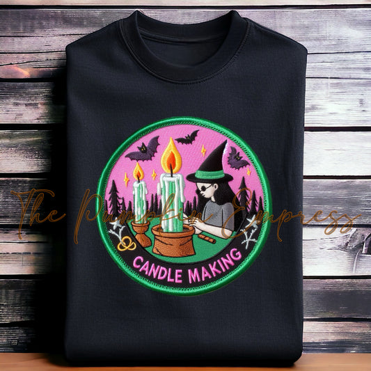 Candle Making Patch Tee