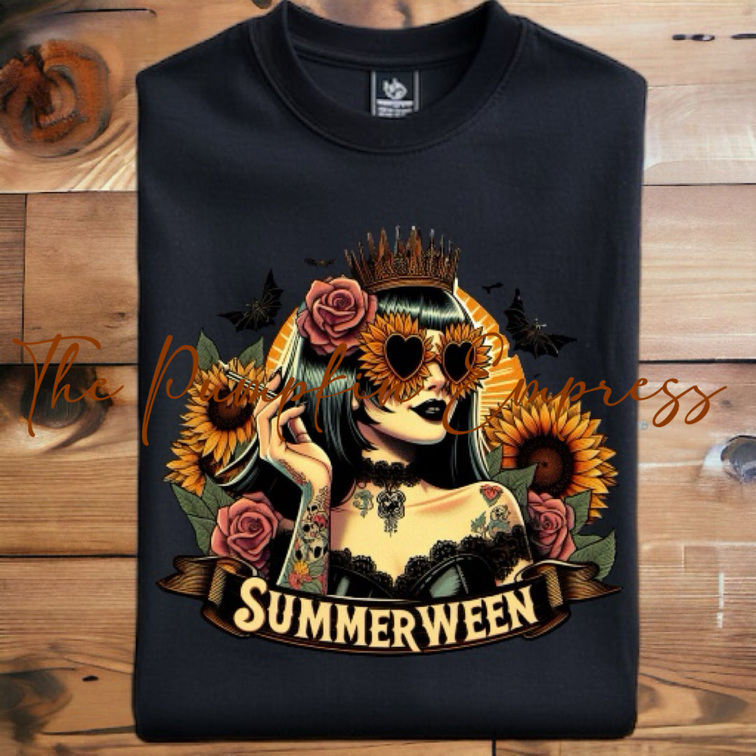 Queen of Summerween Tee