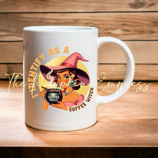 I identify as a coffee witch Mug