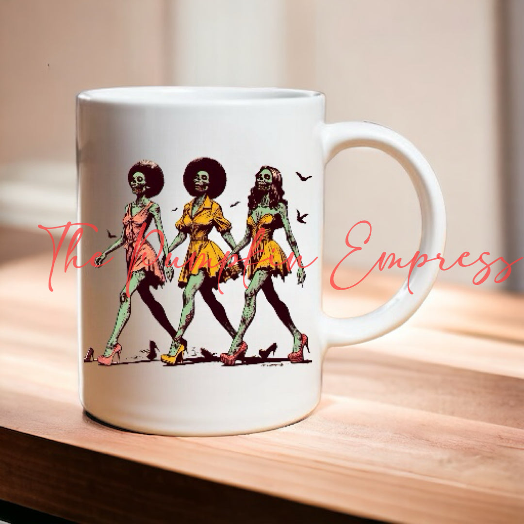 Zombie babes v2 mug