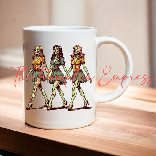 Zombie babes mug