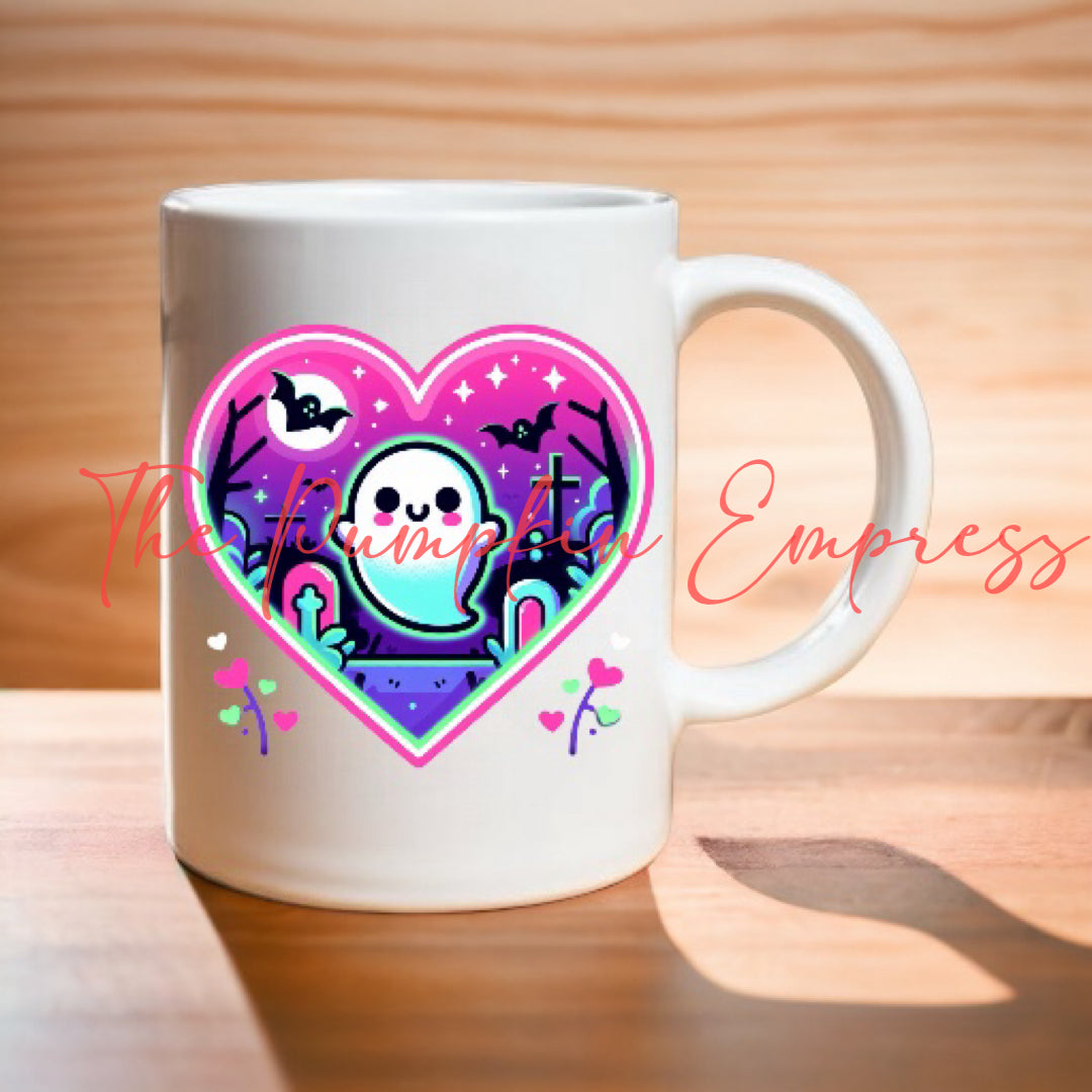 Kawaii Ghosty mug