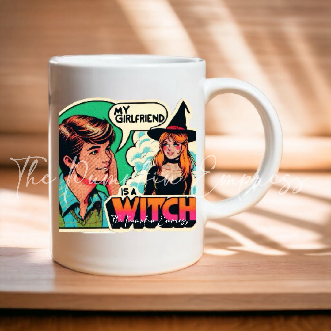 My girlfriend is a witch mug