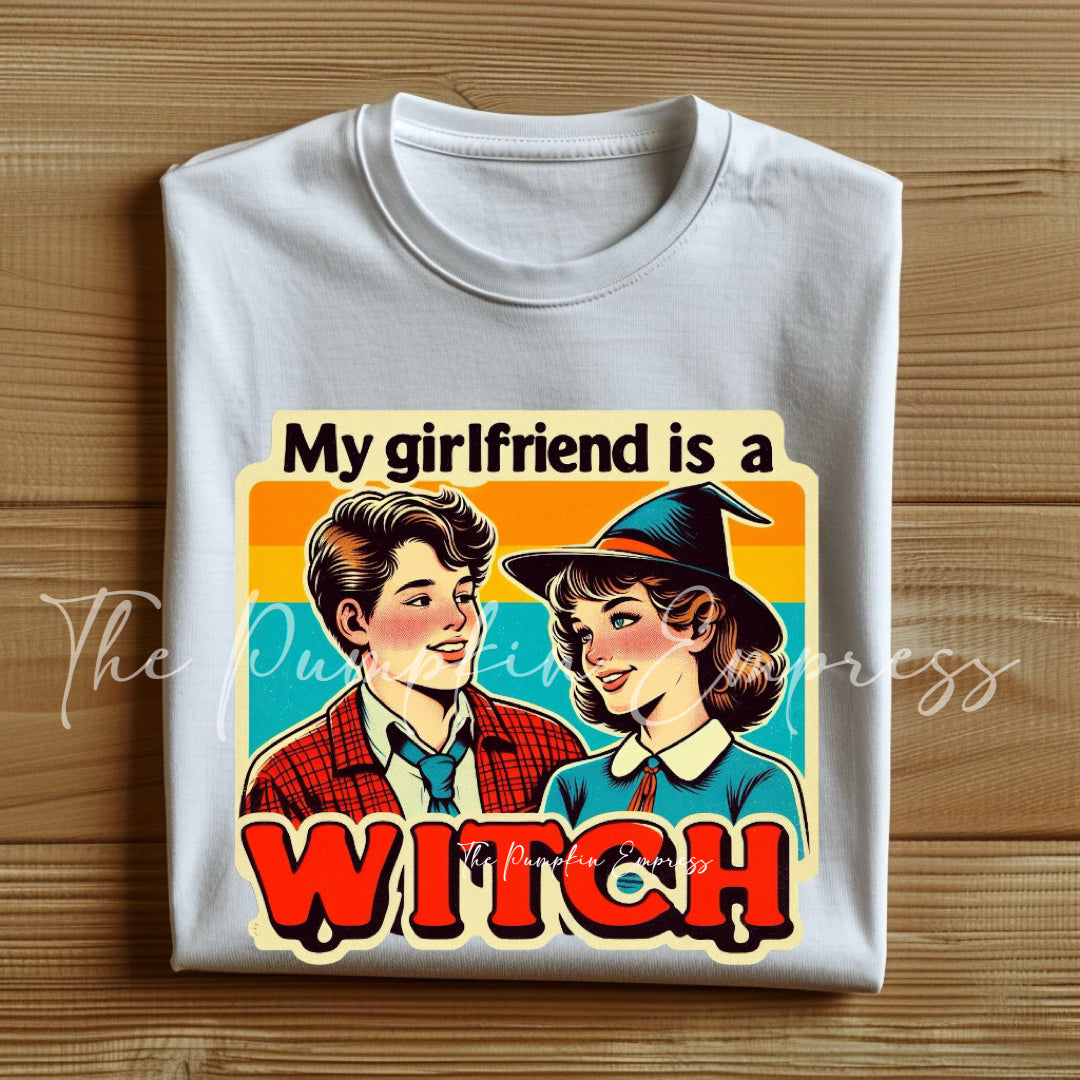 My girlfriend is a witch V2 tee