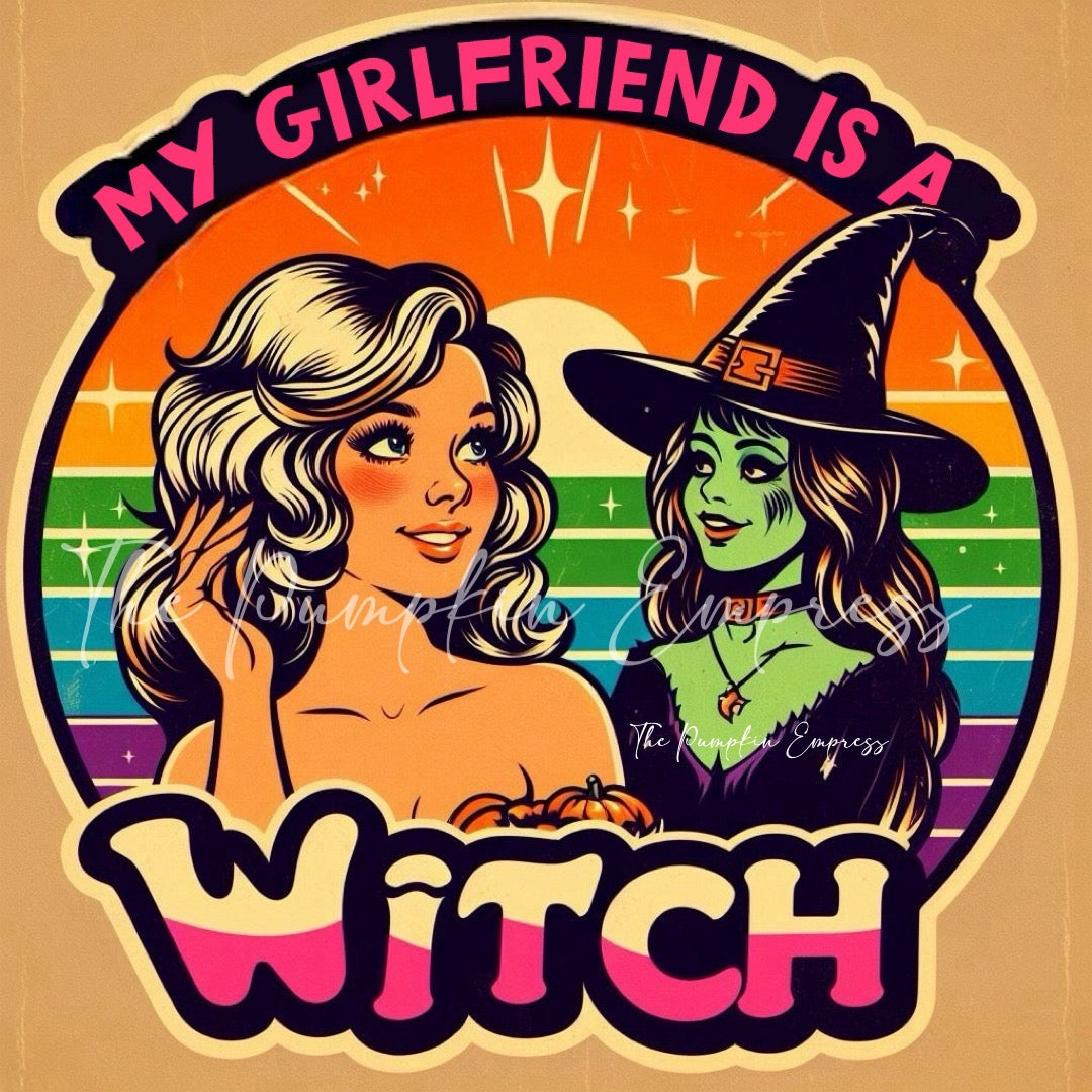 My gf is a witch v2 print