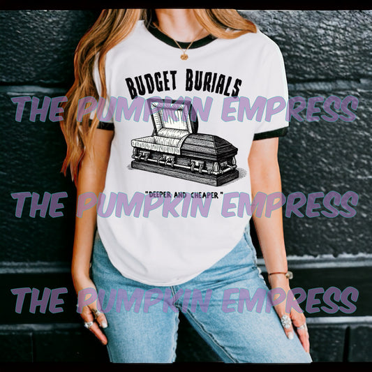 Budget Burials Ringer Tee