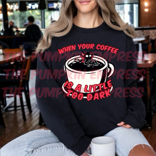 Dark coffee Crewneck