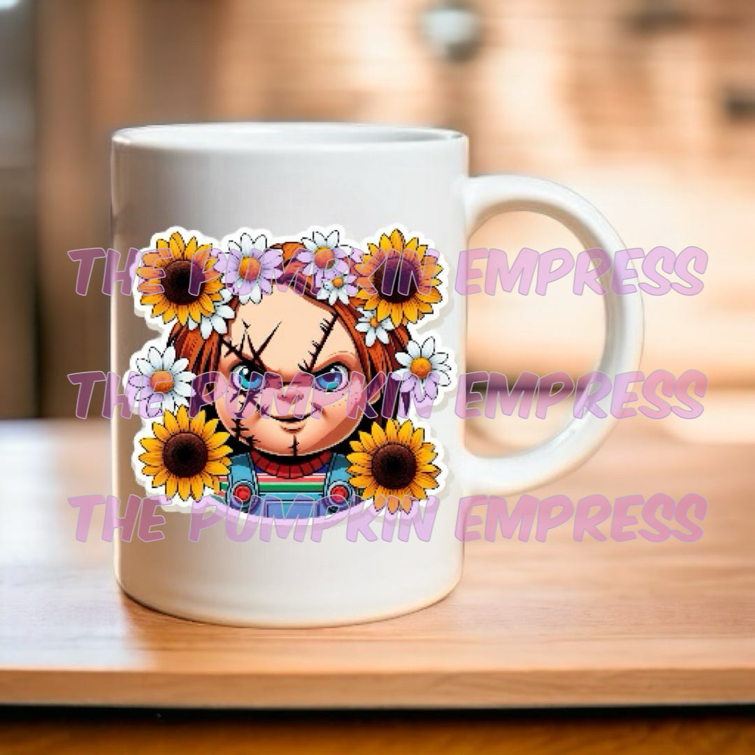 Sunflowers v6 mug